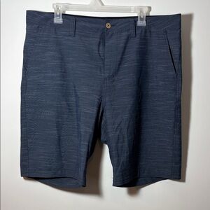 OneDayAway Men's Navy Blue striped Shorts - 9” Inseam - 38